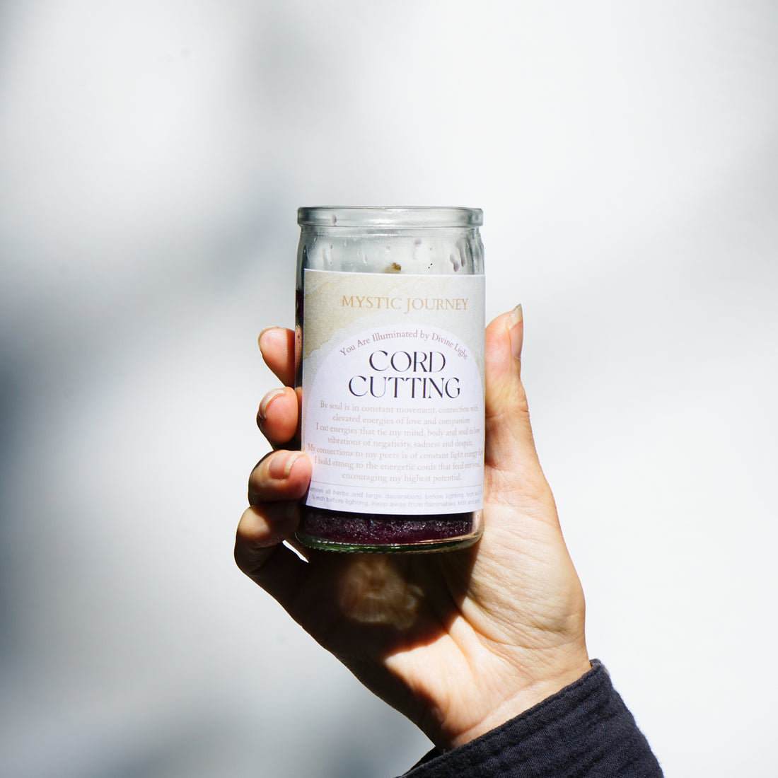 CORD CUTTING CANDLE (4&quot;)