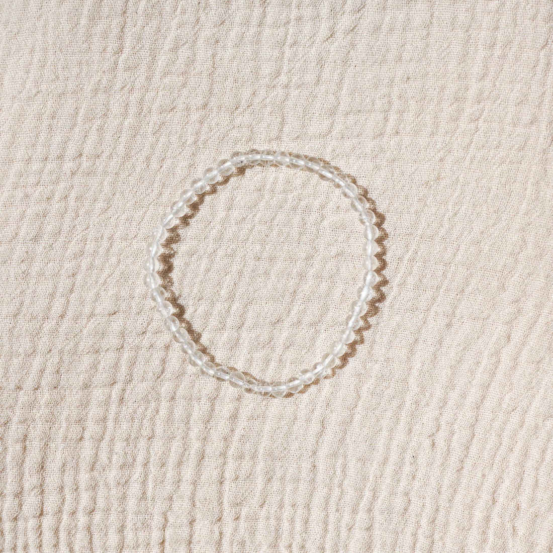 Clear Quartz Bracelet (4mm)