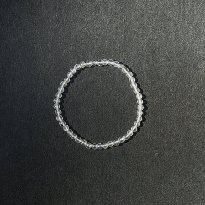 Clear Quartz Bracelet (4mm)