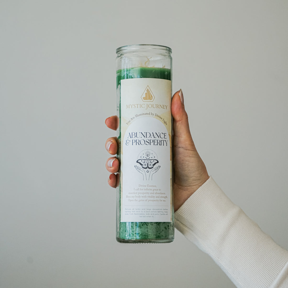 ABUNDANCE & PROSPERITY CANDLE (8")