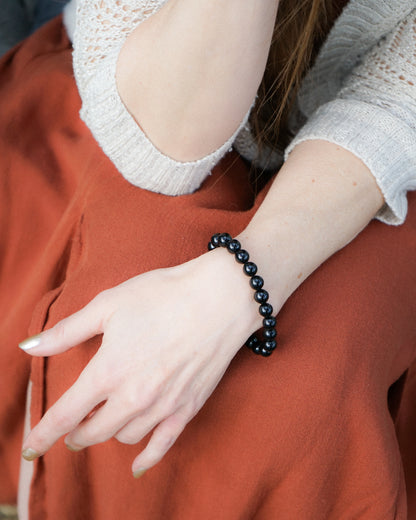 Black Tourmaline Bracelet (8mm)