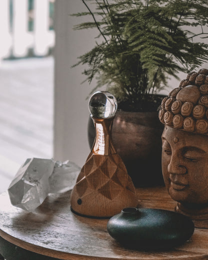 Living Crystal - Wood Base