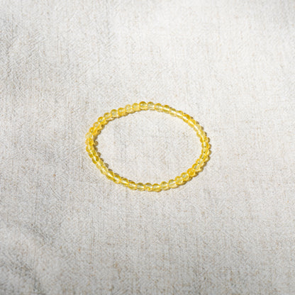 Citrine Bracelet (4mm)