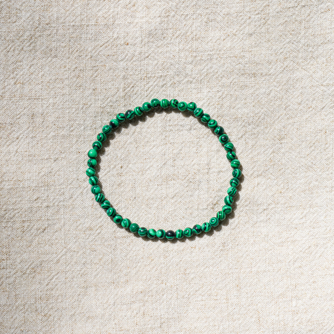 Malachite Bracelet (4mm)
