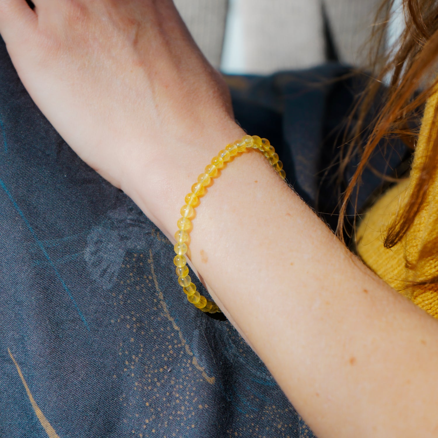 Citrine Bracelet (4mm)