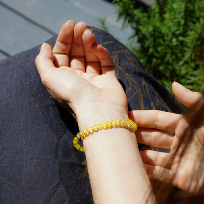 Citrine Bracelet (4mm)
