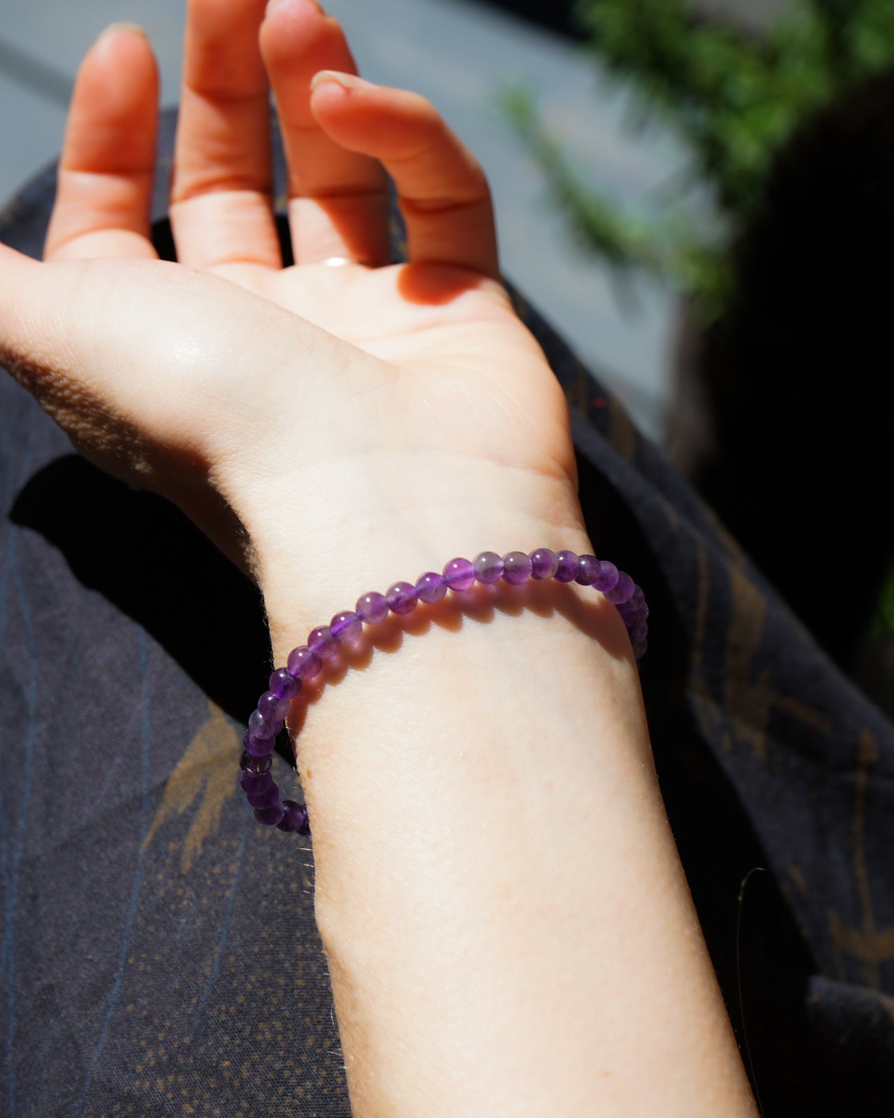 Amethyst Bracelet (4mm)