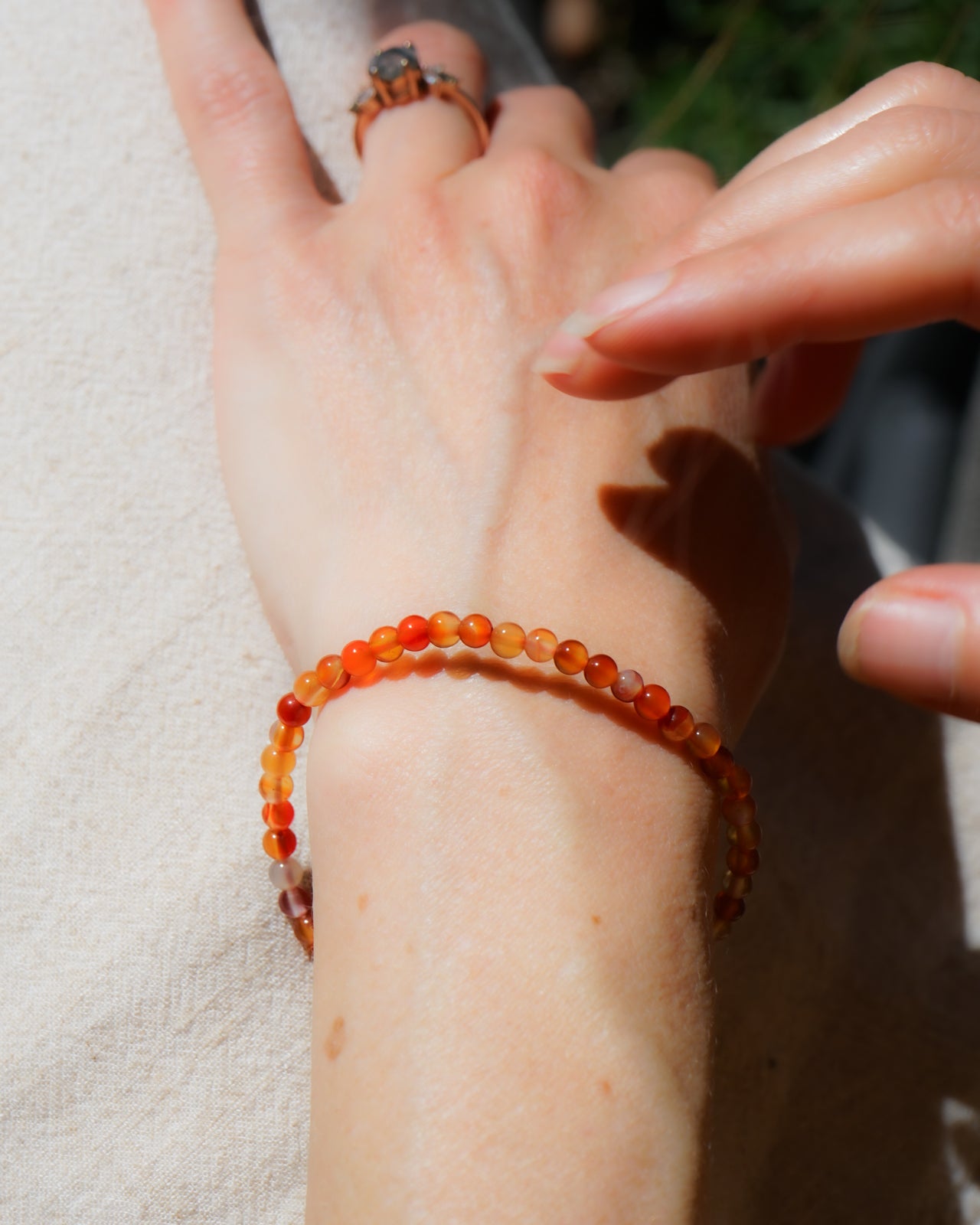 Carnelian Bracelet (4mm)