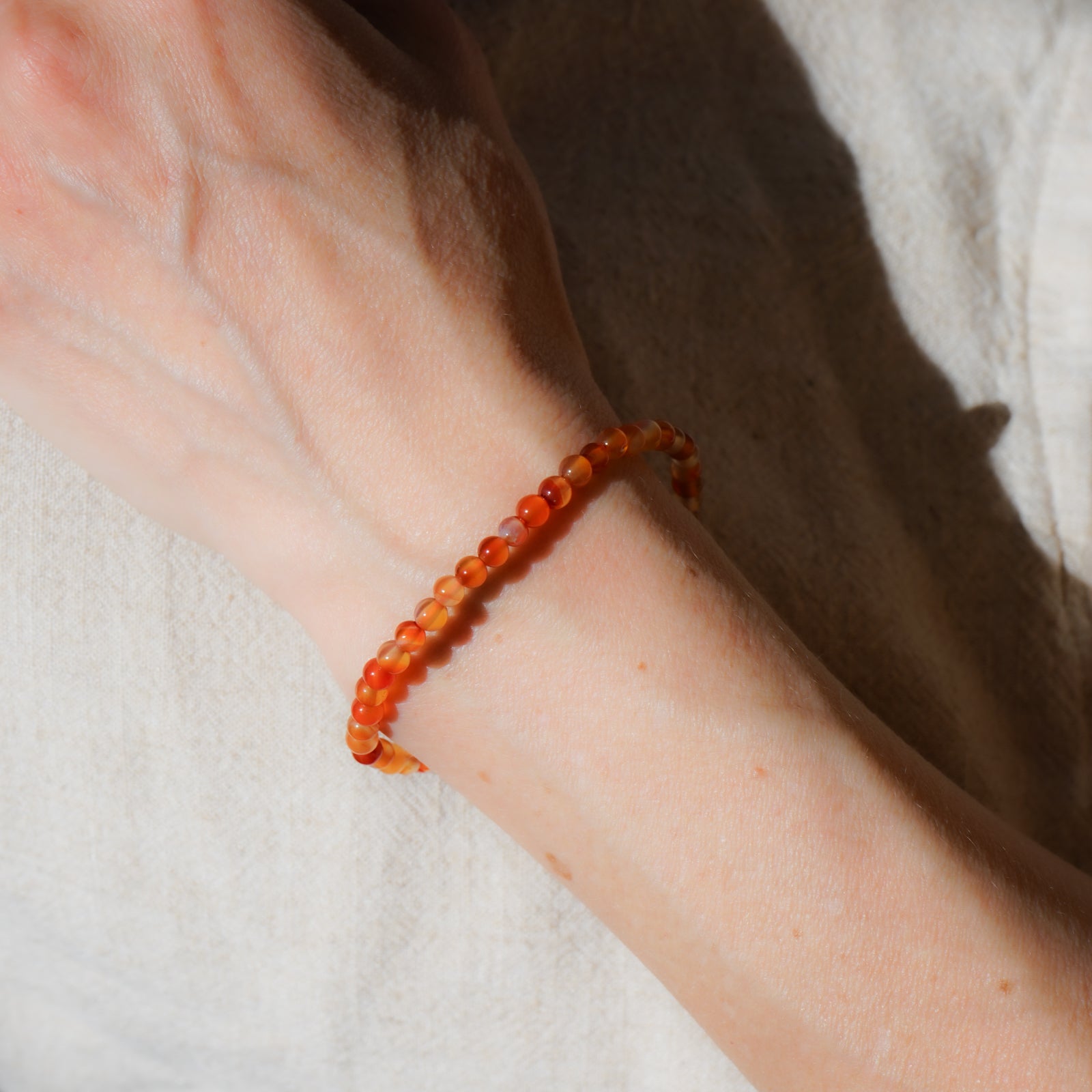 Carnelian Bracelet (4mm)