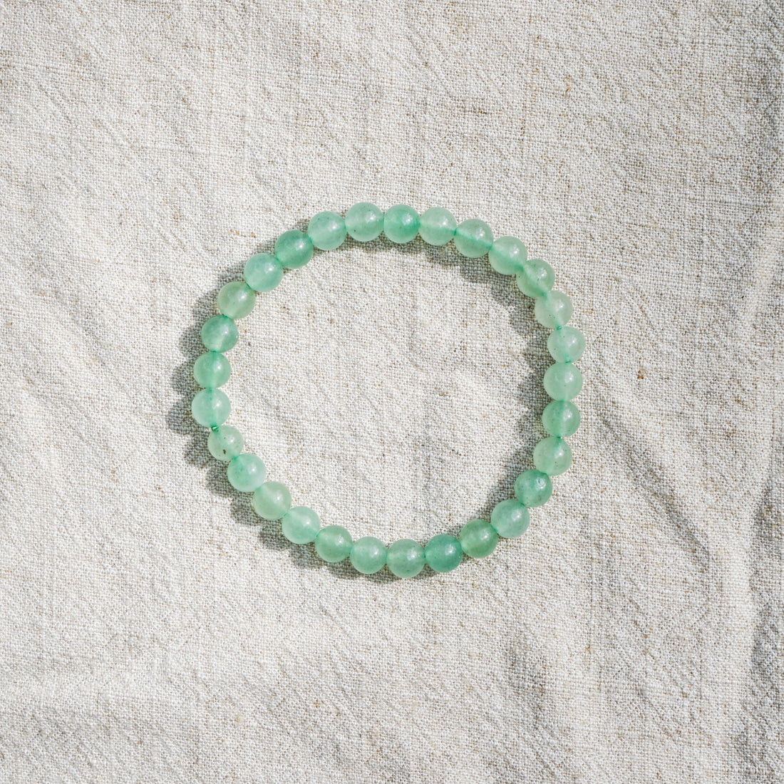 Jade Bead Bracelet (6mm)