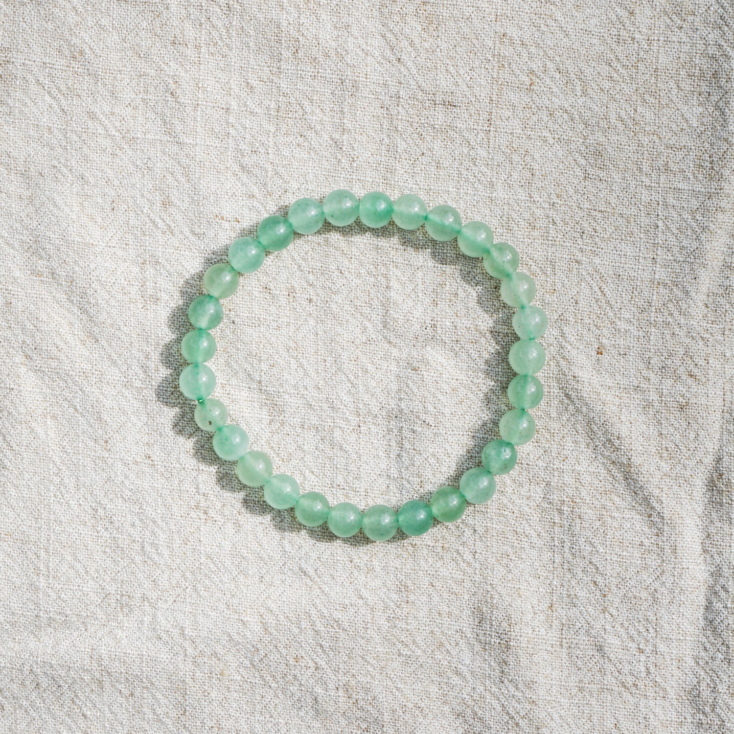 Jade Bead Bracelet (6mm)