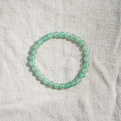 Jade Bead Bracelet (6mm)