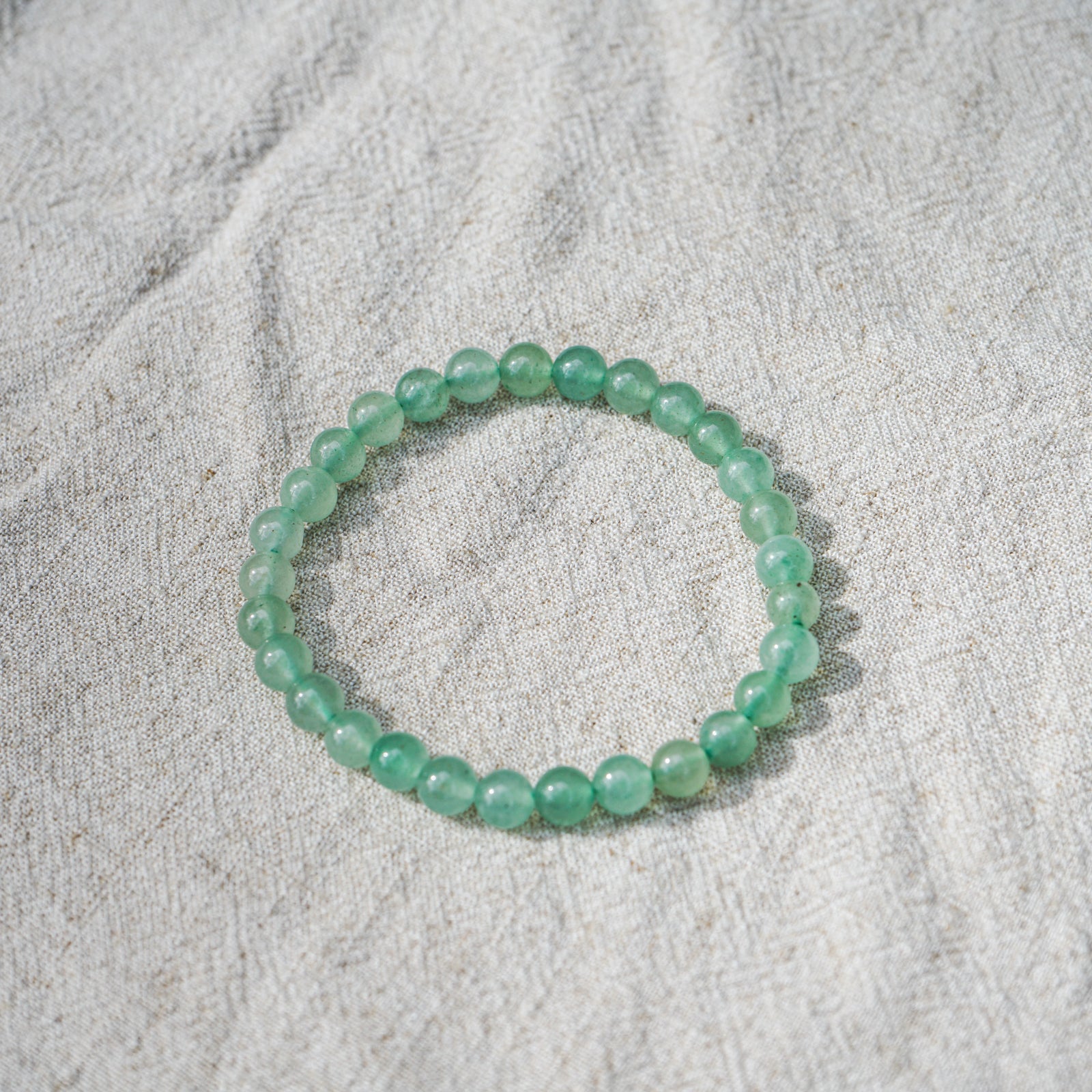 Jade Bead Bracelet (6mm)