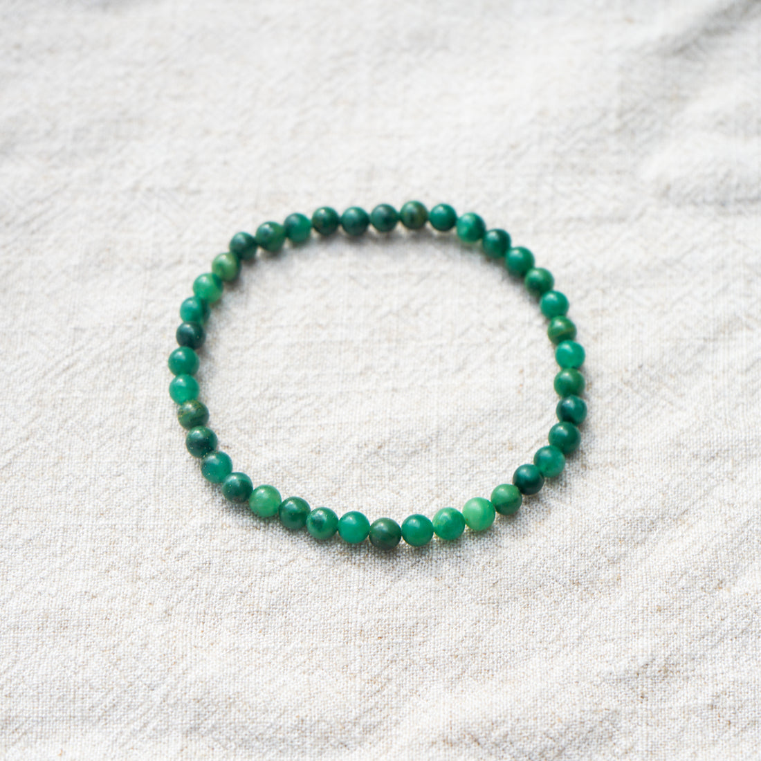African Jade Bracelet (4mm)