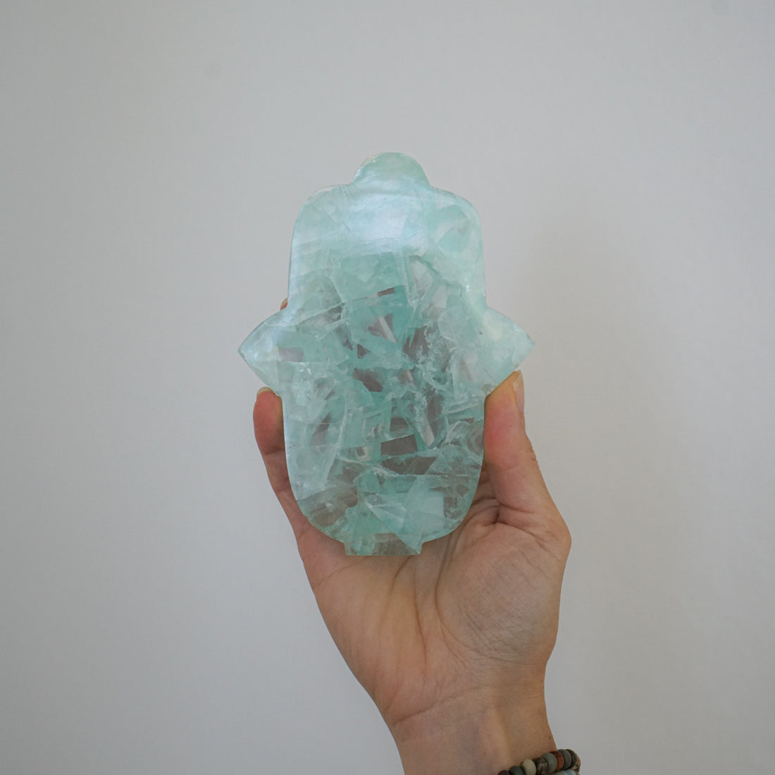 FLUORITE HAMSA