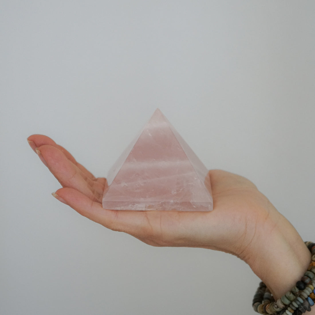 ROSE QUARTZ PYRAMID