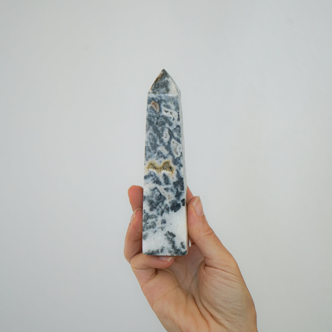 ZEBRA JASPER DRUZY OBELISK