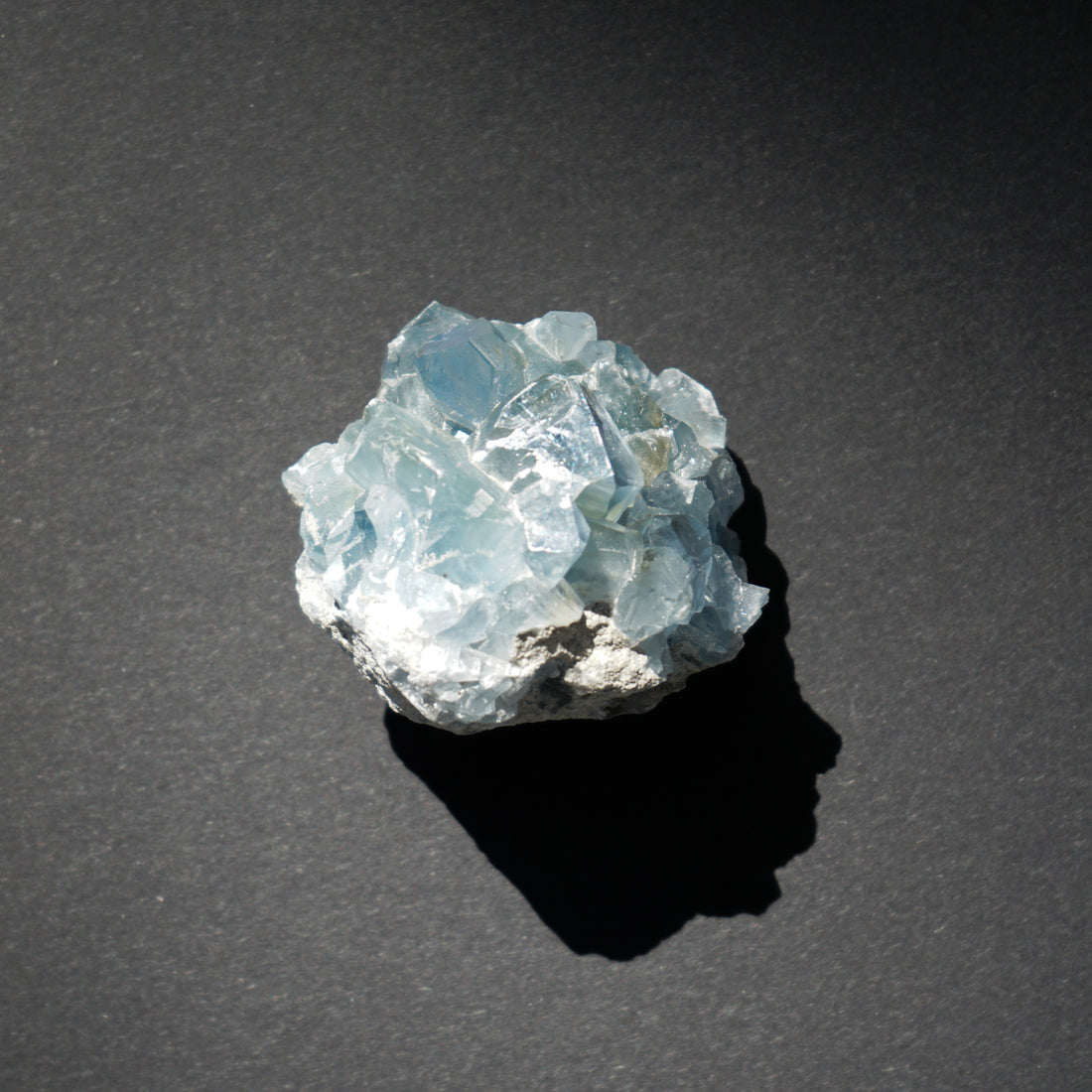 BLUE CELESTITE CLUSTER