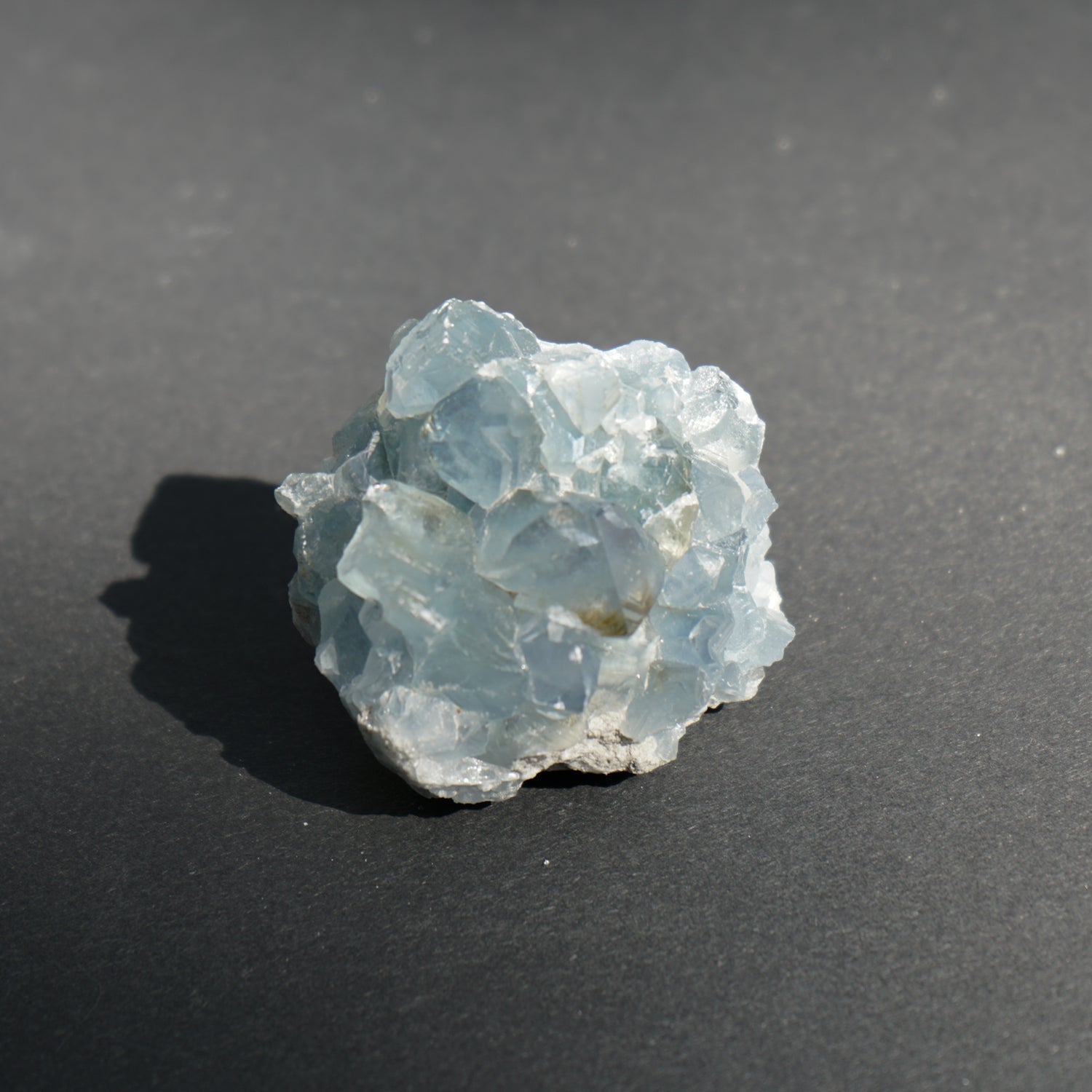 BLUE CELESTITE CLUSTER