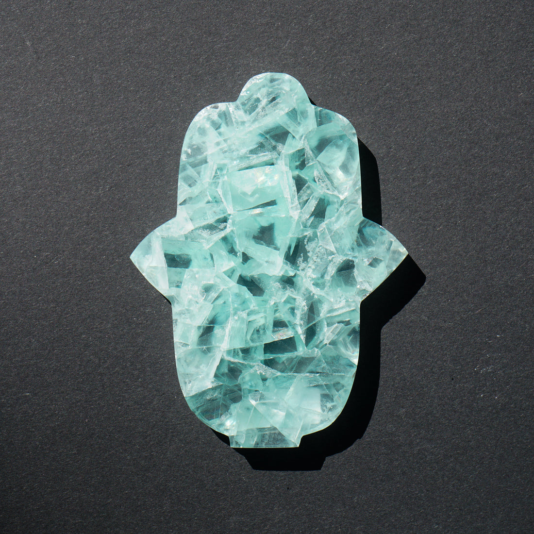 FLUORITE HAMSA
