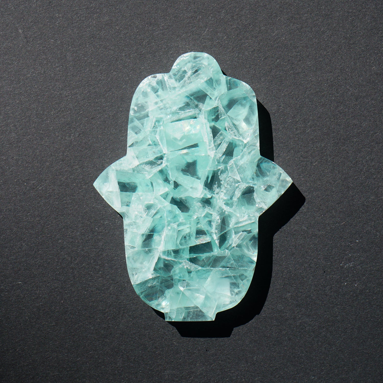 FLUORITE HAMSA