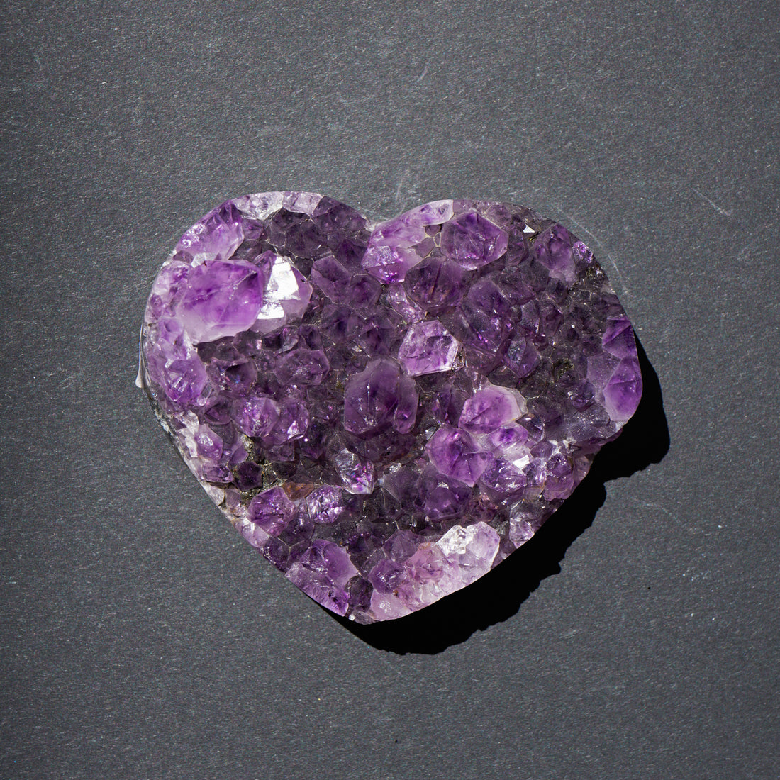 AMETHYST CLUSTER HEART