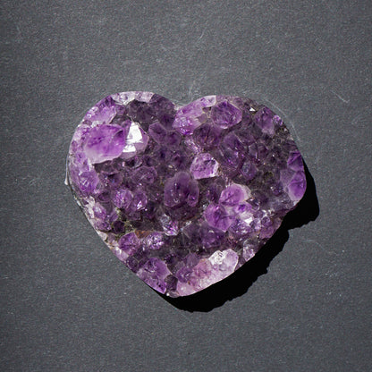 AMETHYST CLUSTER HEART