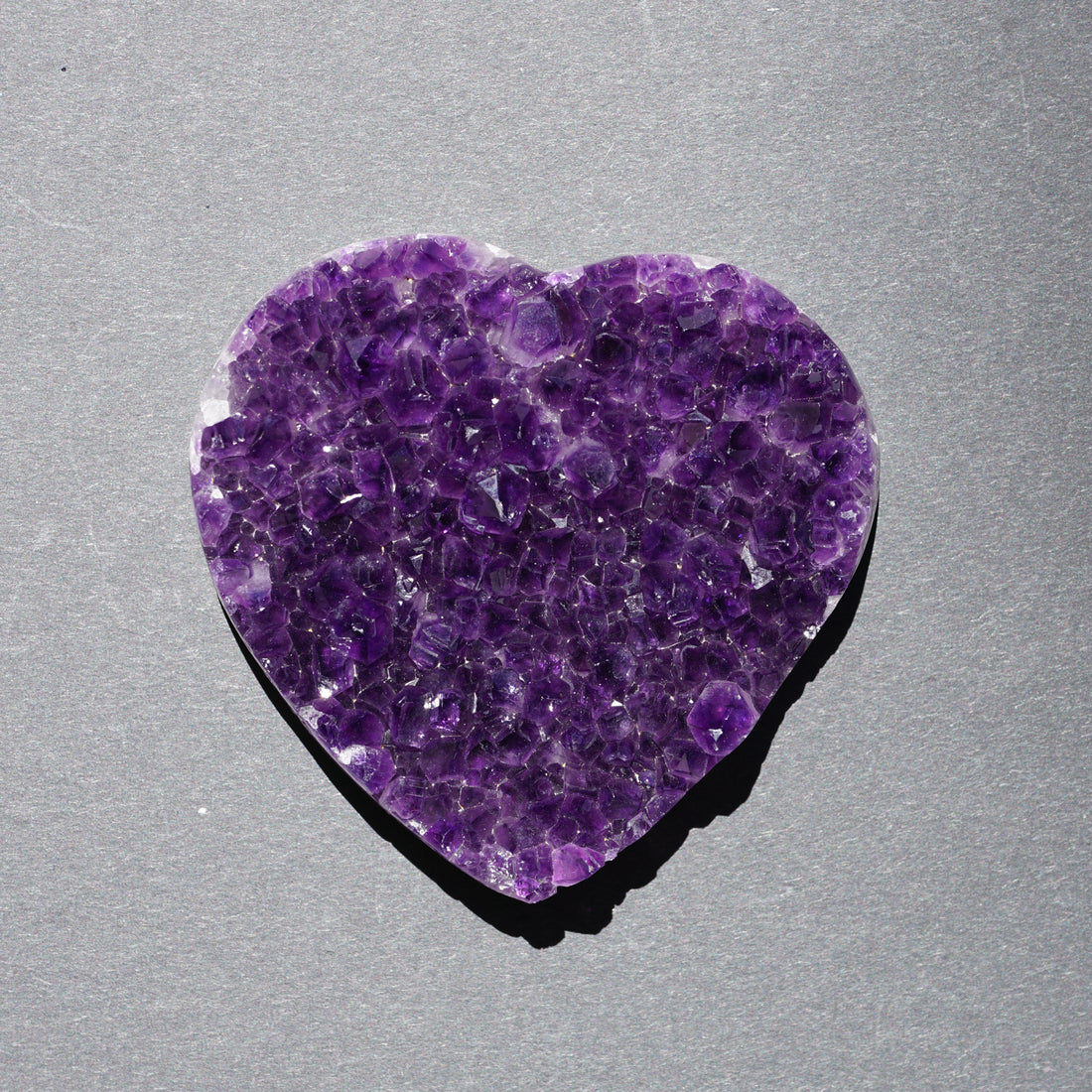 AMETHYST CLUSTER HEART