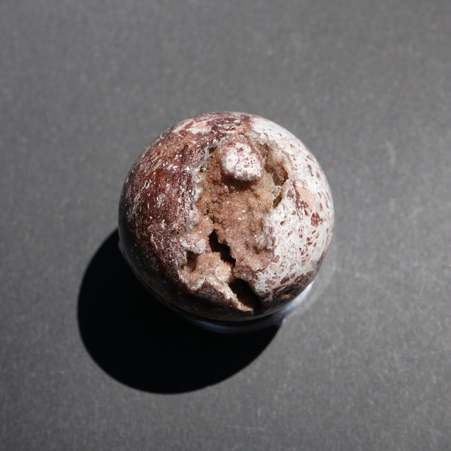RED JASPER DRUZY SPHERE