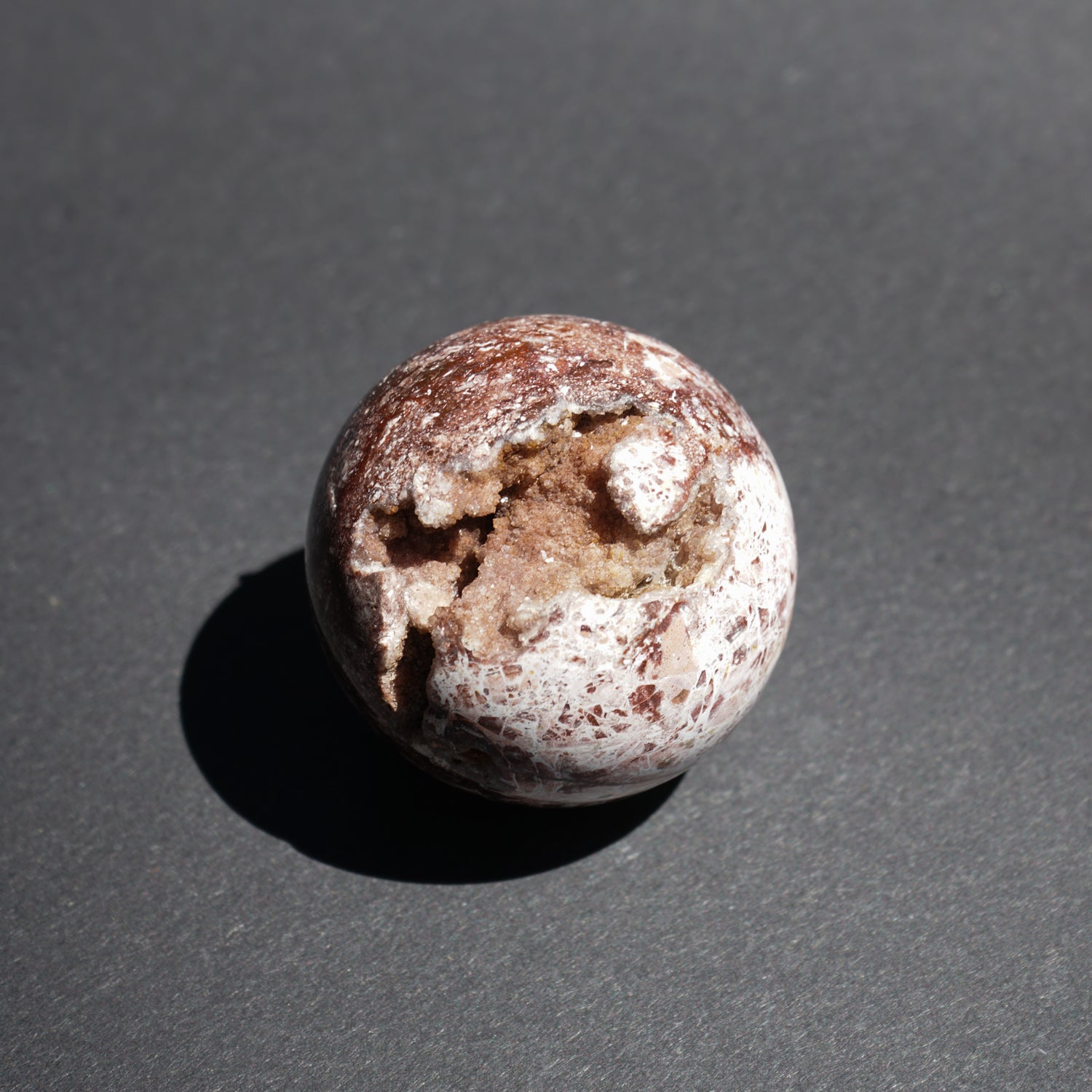RED JASPER DRUZY SPHERE