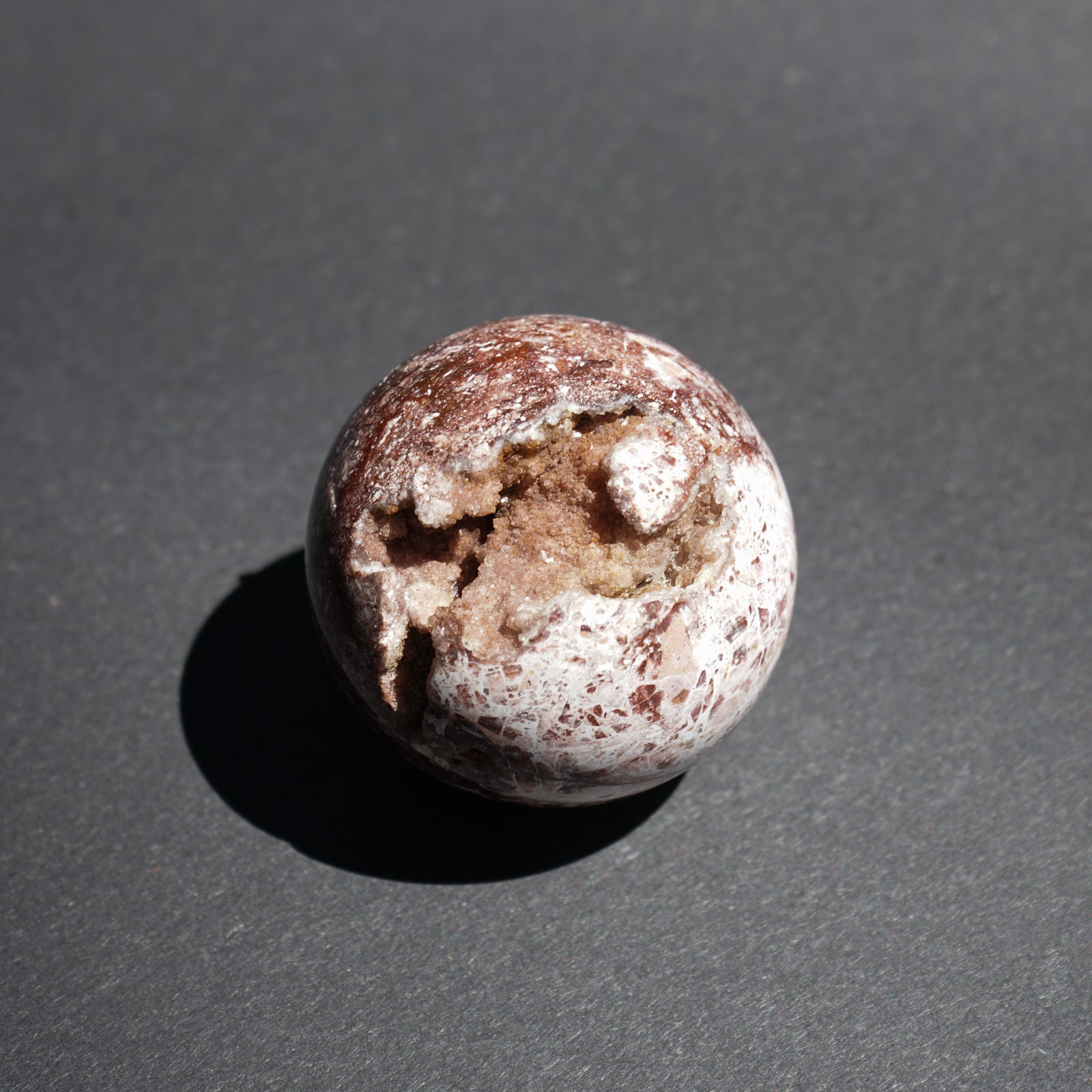 RED JASPER DRUZY SPHERE