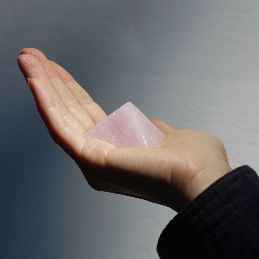 ROSE QUARTZ PYRAMID