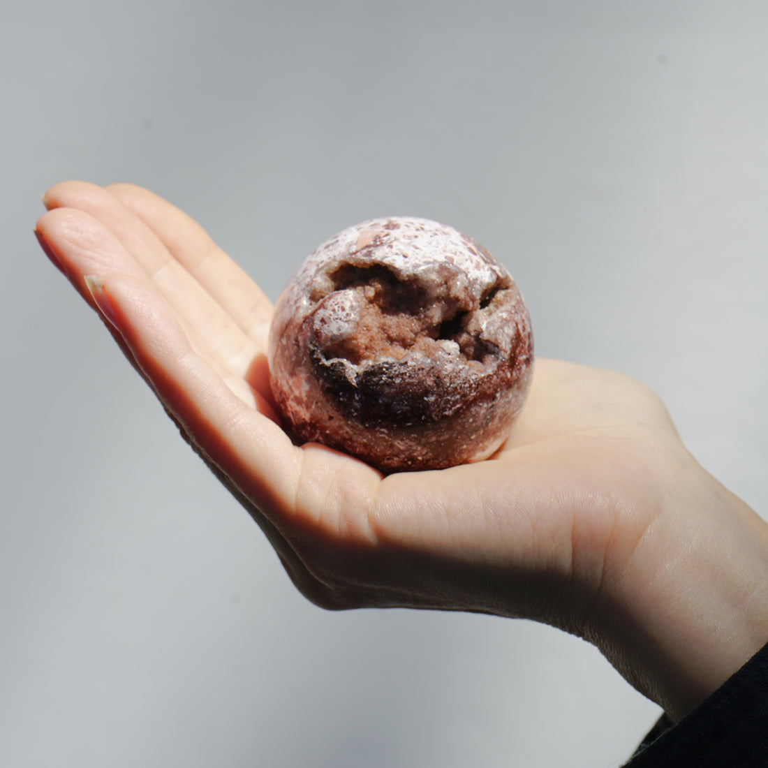 RED JASPER DRUZY SPHERE