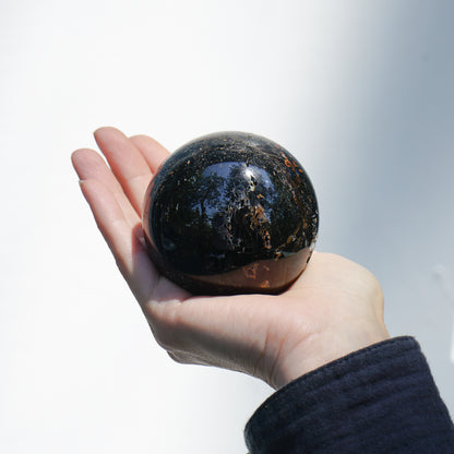 BLACK TOURMALINE SPHERE