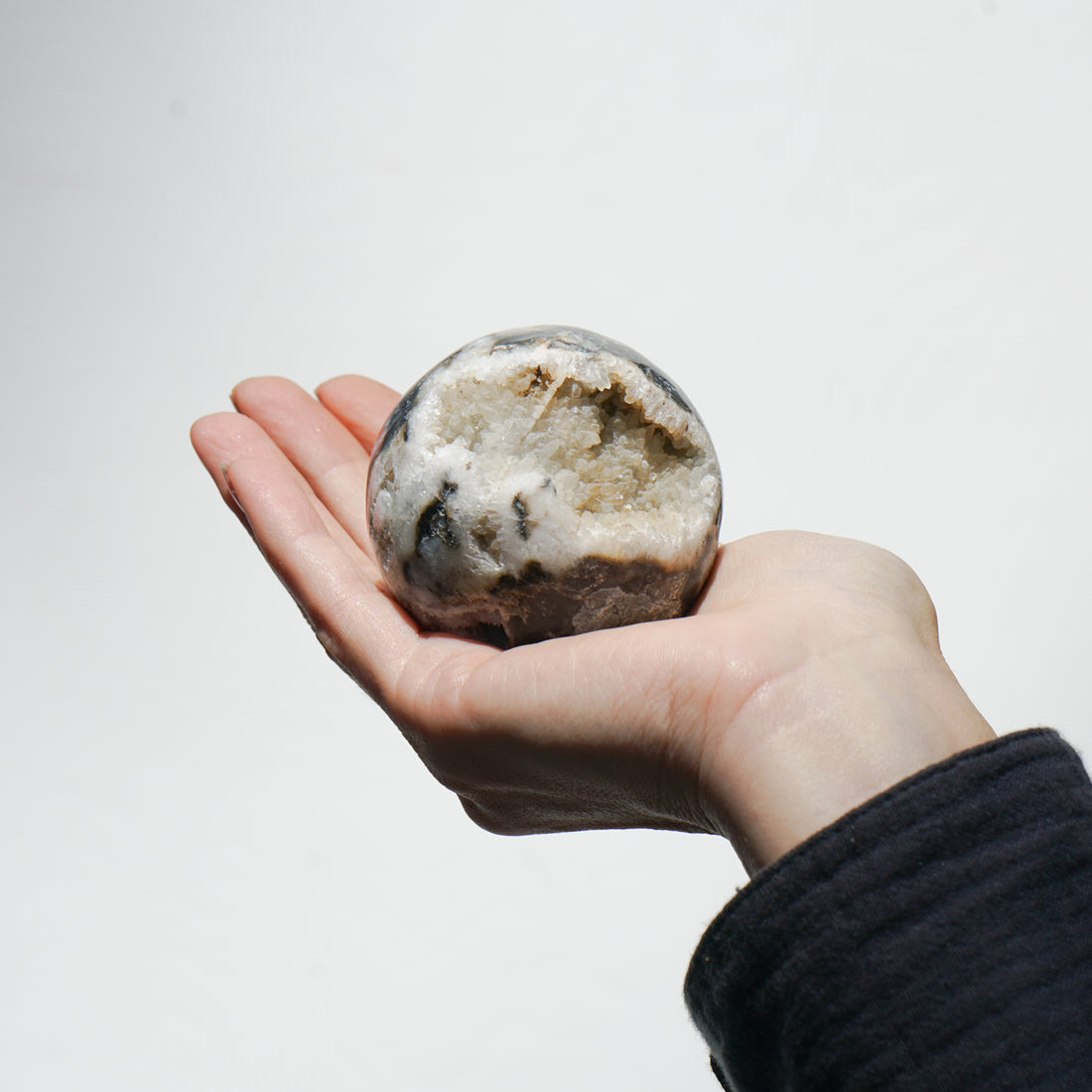 ZEBRA JASPER DRUZY SPHERE