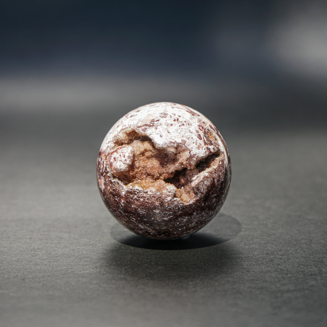 RED JASPER DRUZY SPHERE