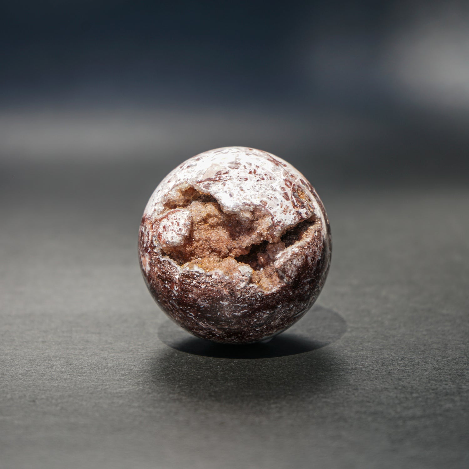 RED JASPER DRUZY SPHERE