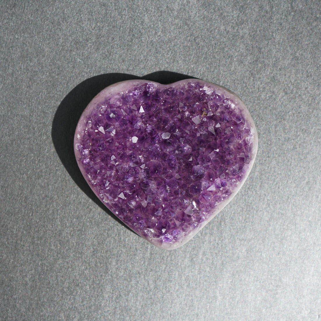 AMETHYST CLUSTER HEART