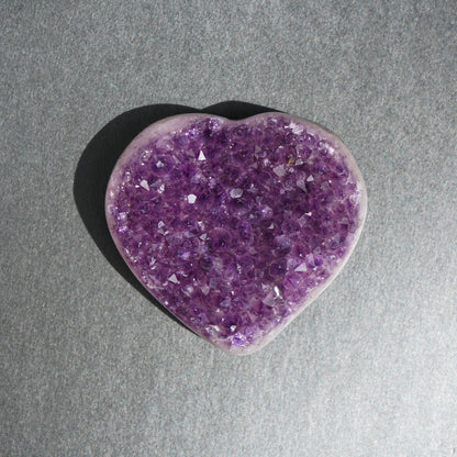 AMETHYST CLUSTER HEART