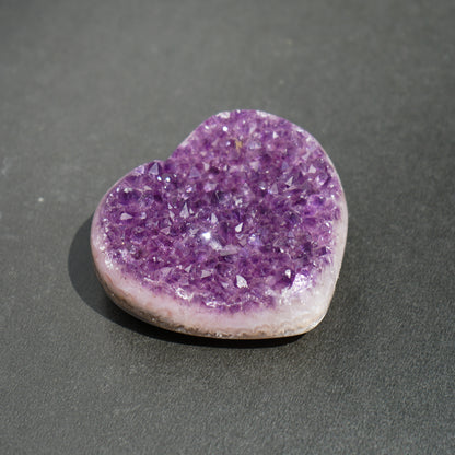 AMETHYST CLUSTER HEART