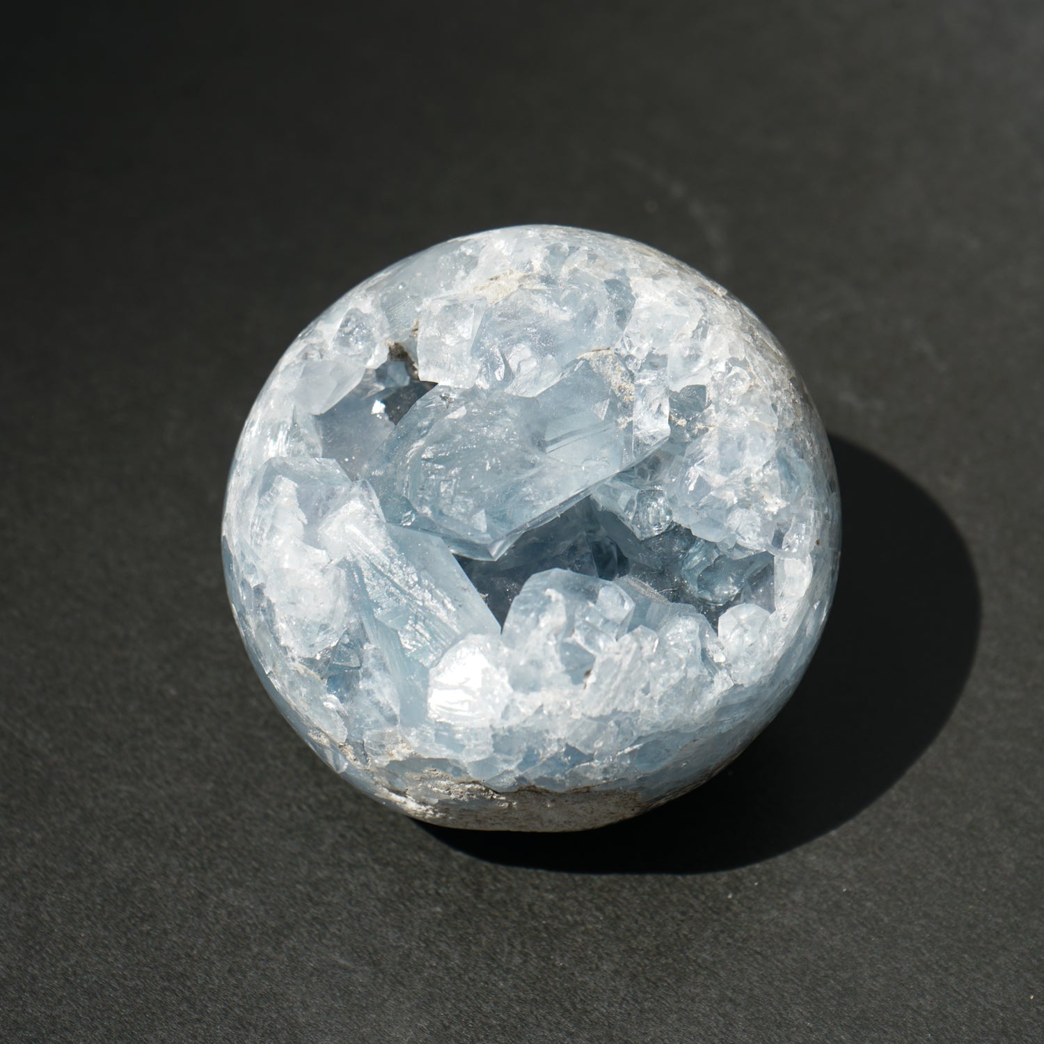 BLUE CELESTITE SPHERE