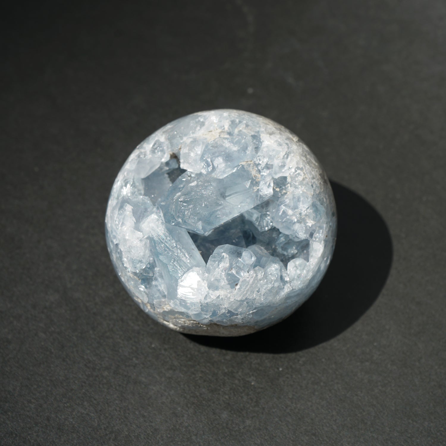 BLUE CELESTITE SPHERE