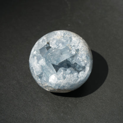 BLUE CELESTITE SPHERE
