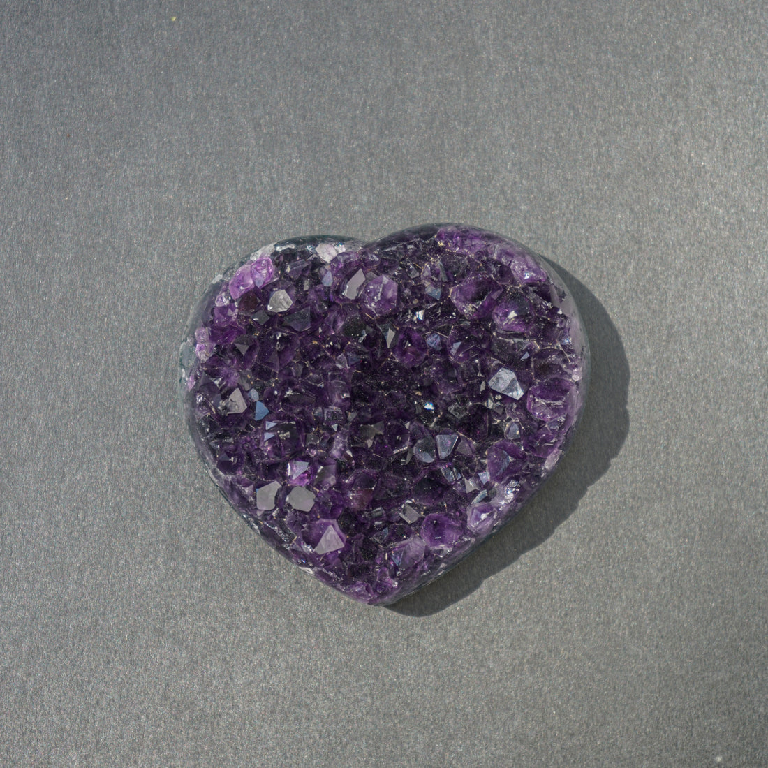 AMETHYST CLUSTER HEART