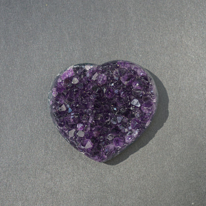 AMETHYST CLUSTER HEART