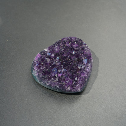 AMETHYST CLUSTER HEART