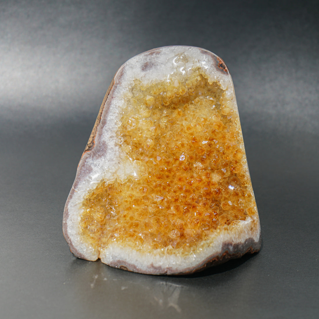 CITRINE GEODE CLUSTER