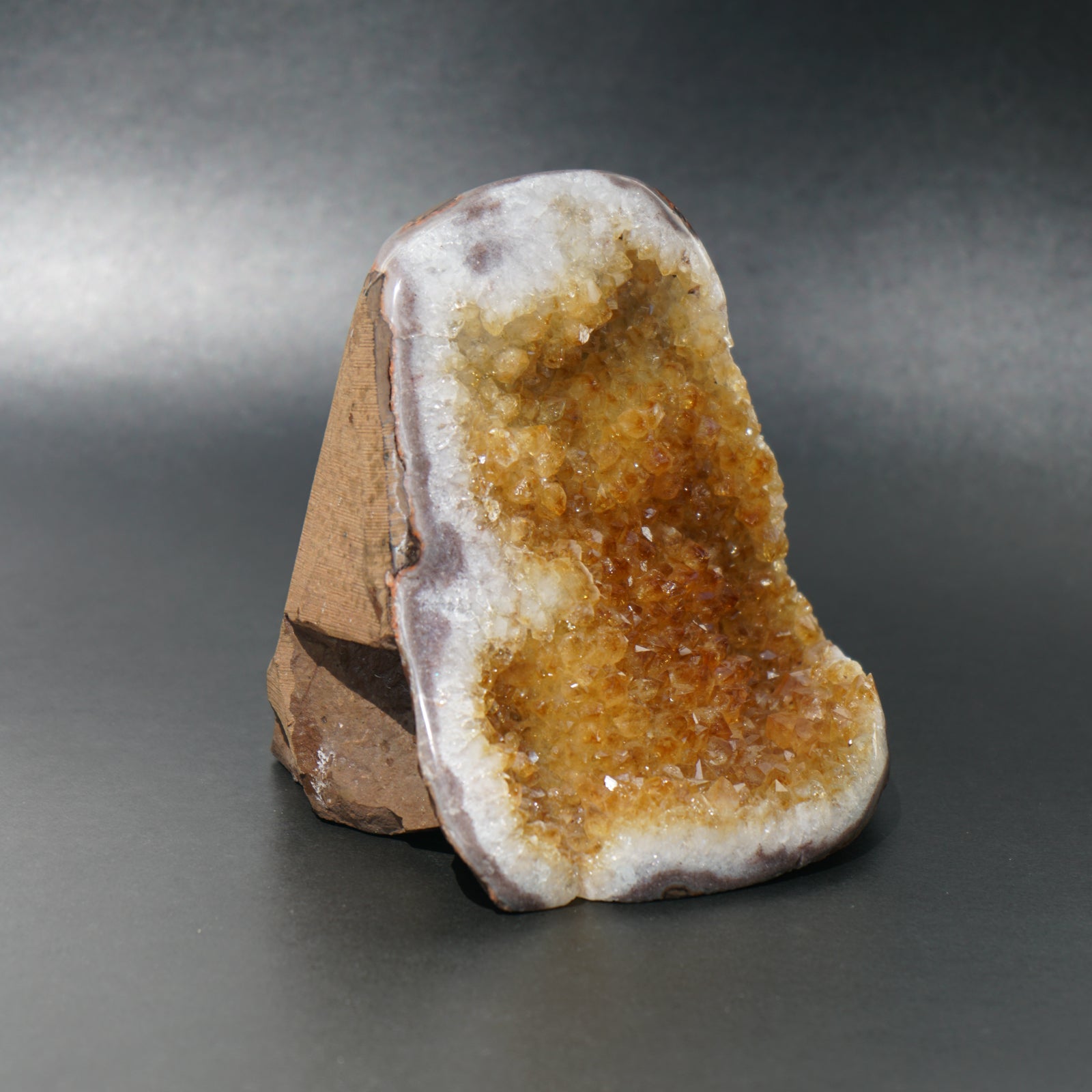 CITRINE GEODE CLUSTER