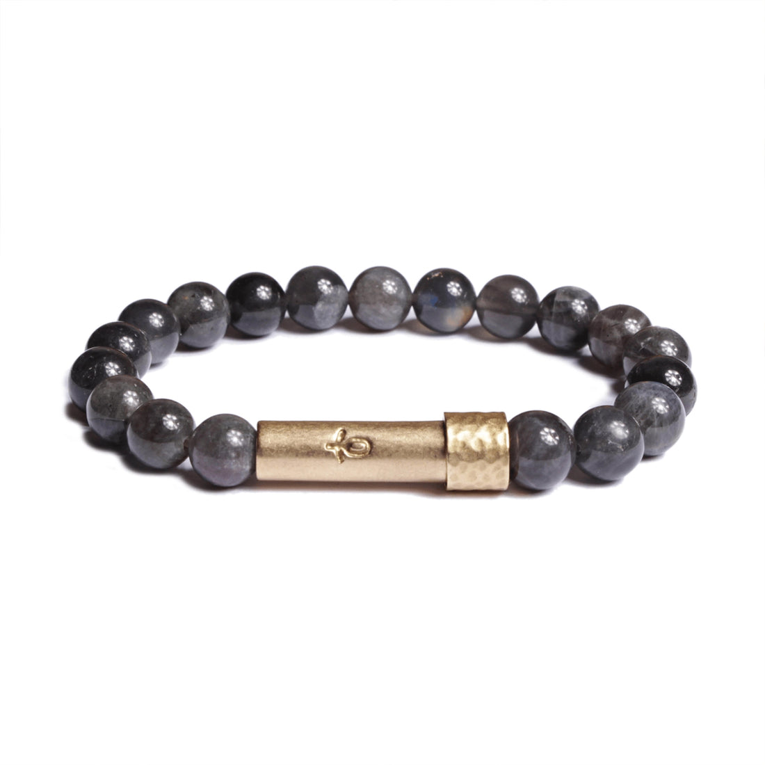 POLISHED LABRADORITE INTENTION BRACELET