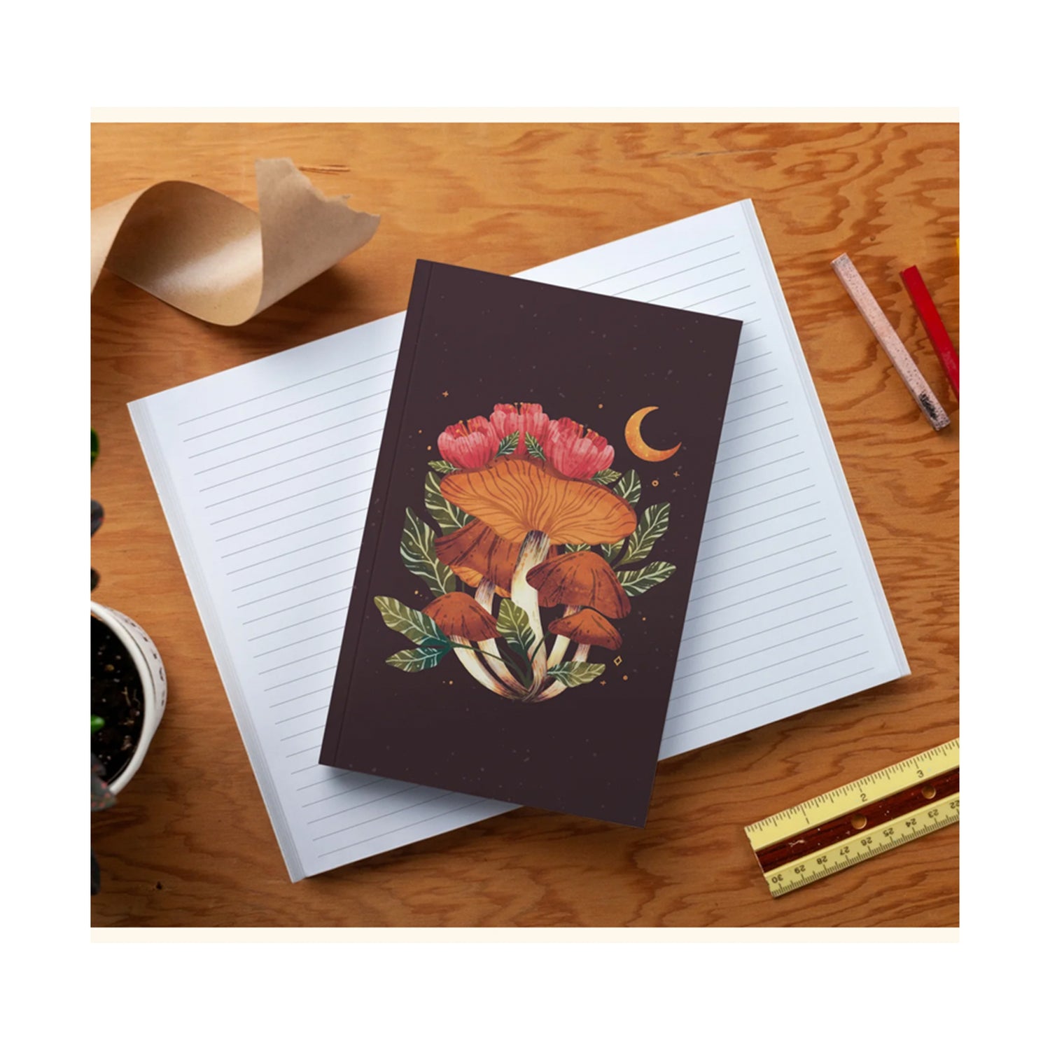 MIDNIGHT MUSHROOM CLASSIC NOTEBOOK